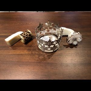 Bath and body candleholder and wallflowers